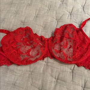 Lise Charmel Red Lace Bra